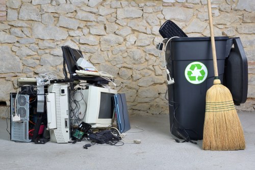 Recycling electronic waste during office clearance