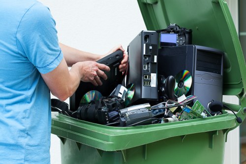 Public liability insurance documentation and policy certificate for a waste removal contractor