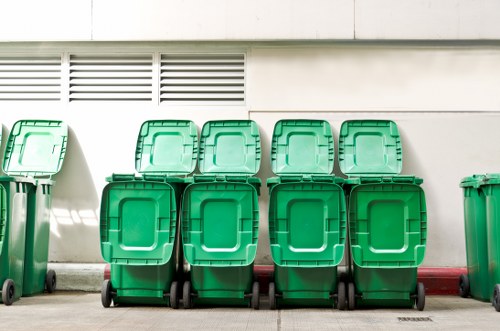 Types of business waste segregated for removal