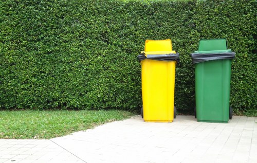 Eco-friendly disposal and recycling during garage clearance